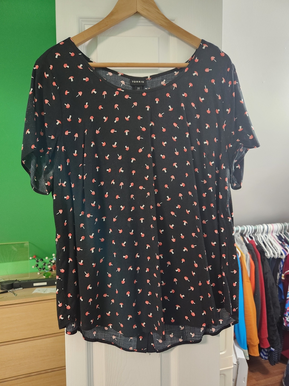 Torrid Mushroom Print Blouse